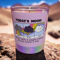 Weather Todays Mood Pink Candle